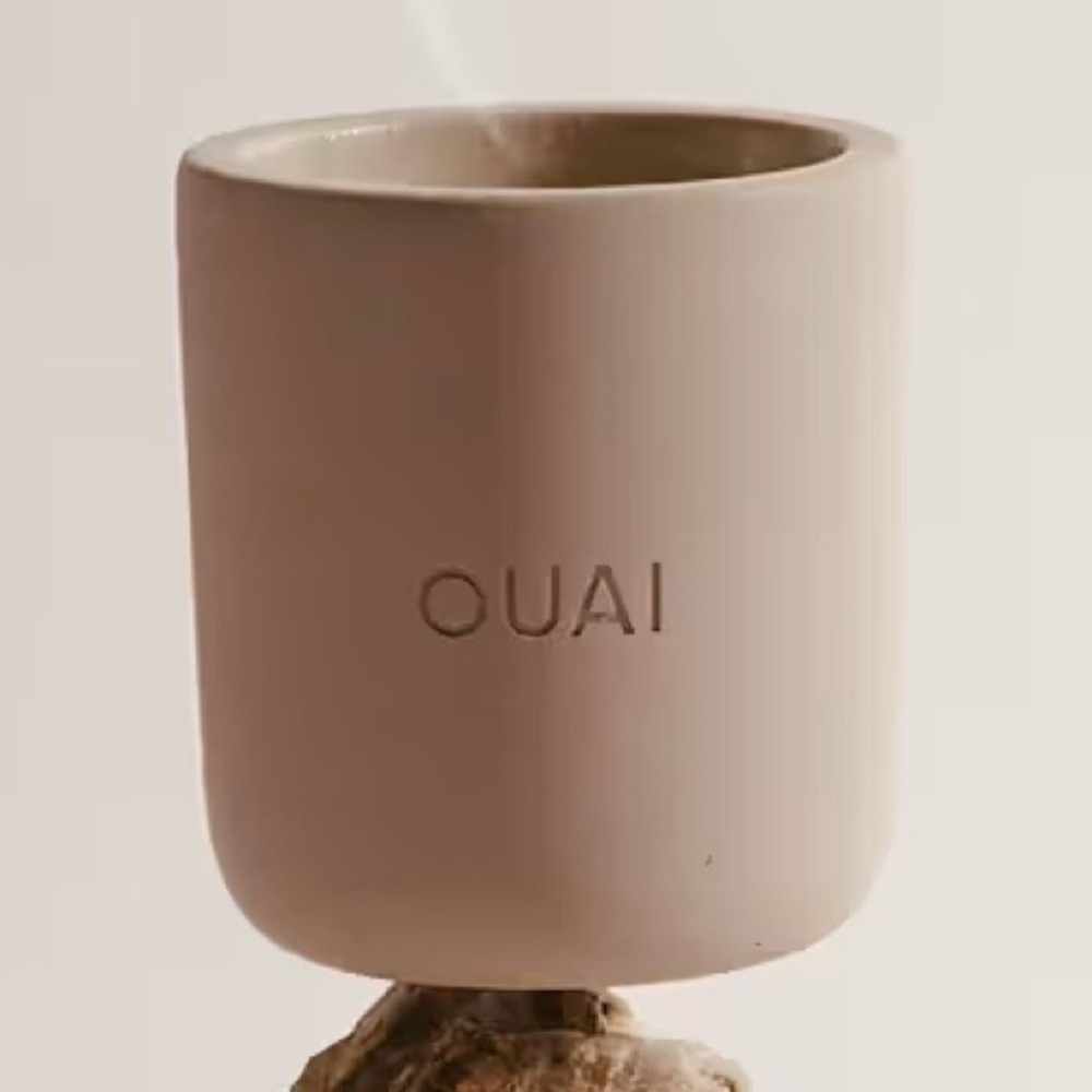 OUAI ceramic Candle vial